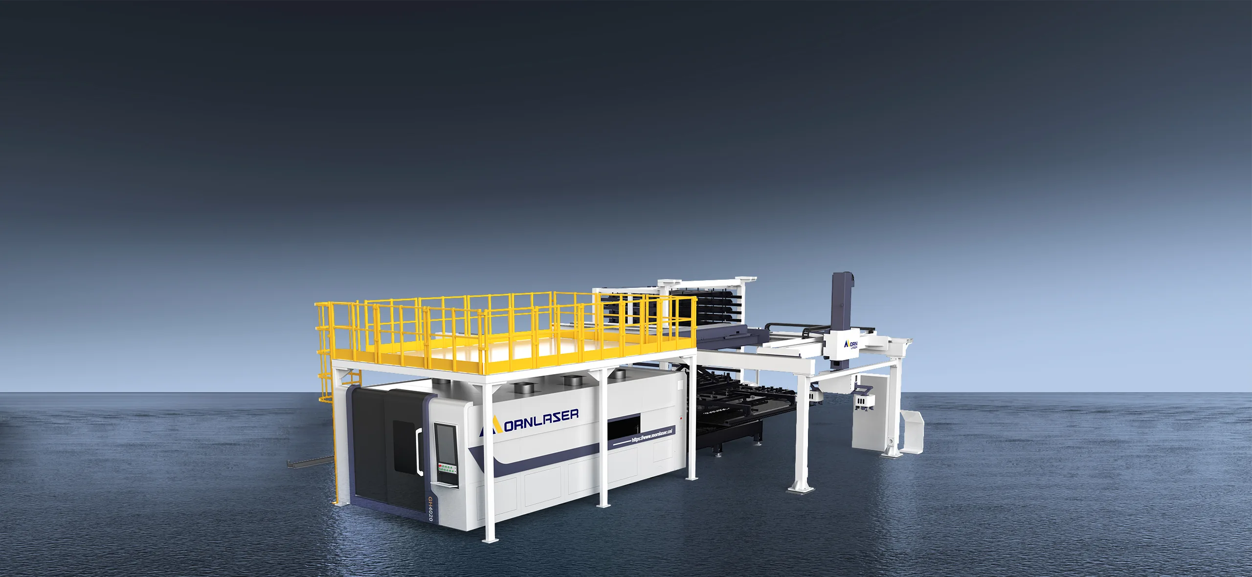 Vollautomatischer Laser-Cutter mit Be- und Entladung