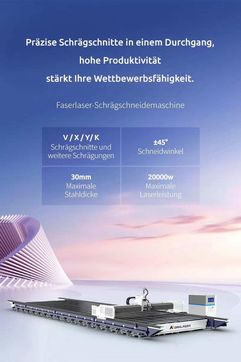 Faserlaser-Schrägschneidemaschine