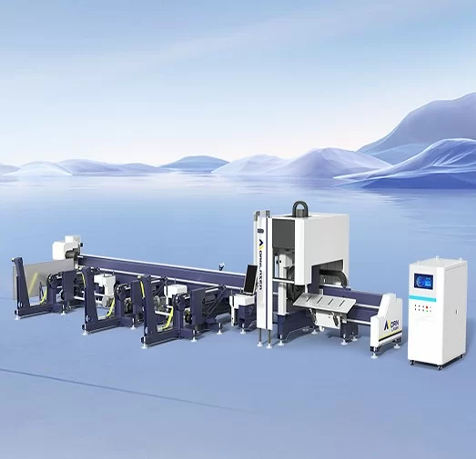 Zwei-Backen-Rohr-Laser-Schneidmaschine