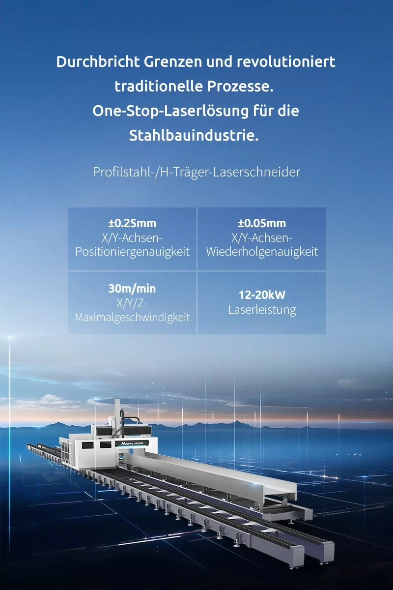 Profilstahl-/H-Träger-Laserschneider