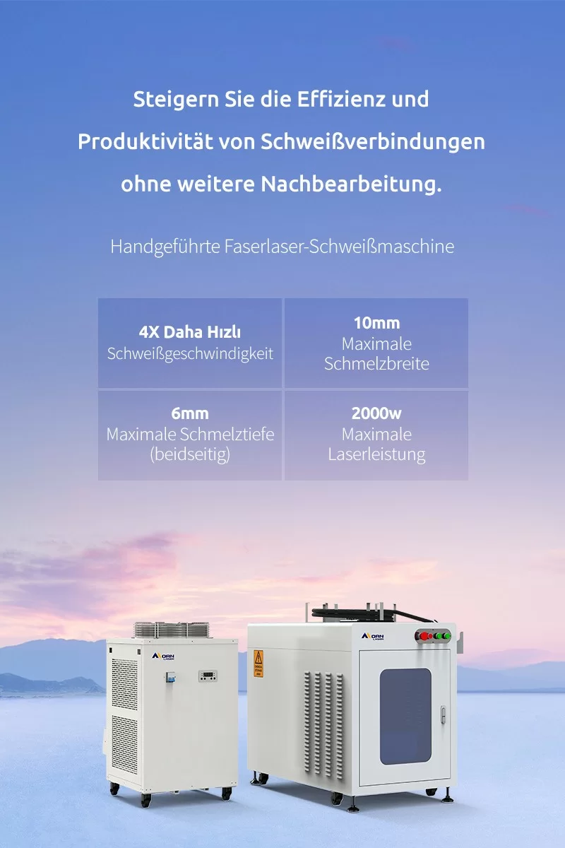 Handgeführte Faserlaser-Schweißmaschine
