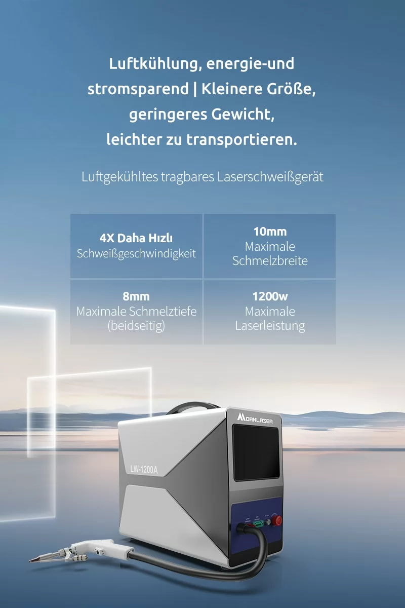 Luftgekühltes tragbares Laserschweißgerät